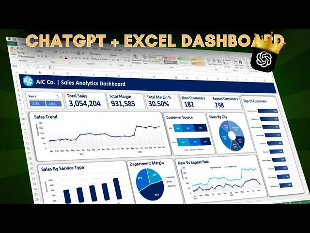 How To Use ChatGPT To Make An Interactive Excel Dashboard