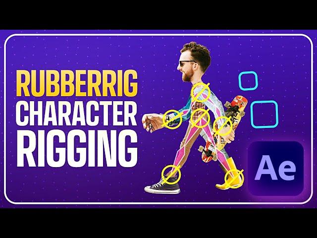 RubberRig makes rigging characters in After Effects EASY! \\ Rubberhose 3 Tutorial