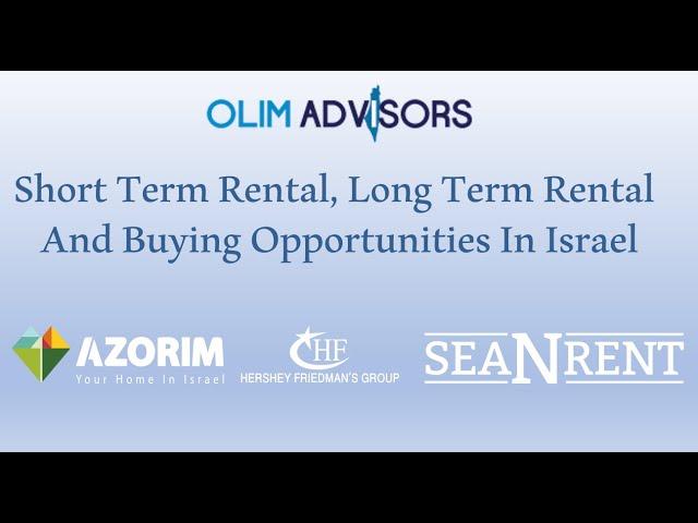 Short & long term rentals + Seaside project for buyers - recorded webinar