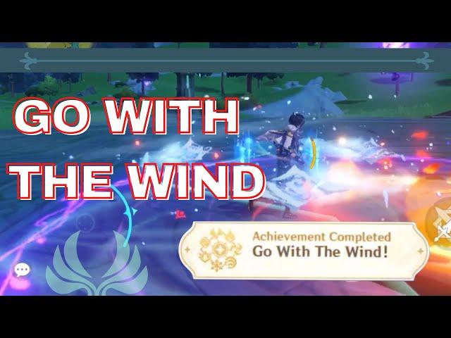 Go with the Wind Achievement - Easy Tutorial | Genshin Impact