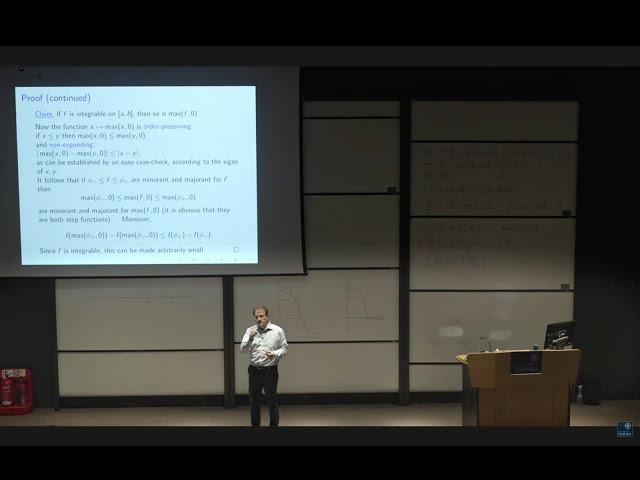 Analysis III: Basic properties of Riemann integration - Oxford Mathematics 1st Year Student Lecture