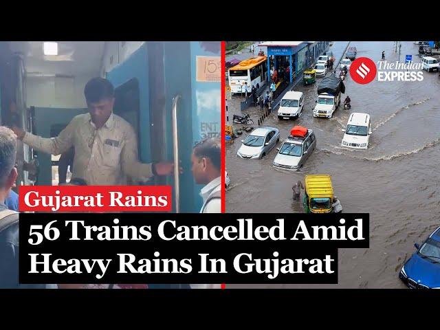 Gujarat Rains: Amid Heavy Rainfall, 56 Trains Cancelled; Ahmedabad Issues Safety Advisory