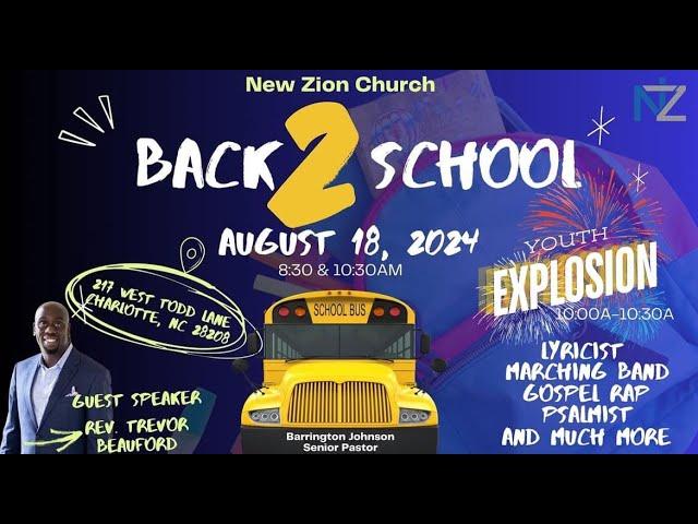 Beyond the Noise | Back to School Sunday | Rev. Trevor Beauford | NZC | 8.18.24