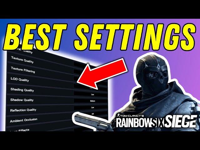 Rainbow Six Siege Best Settings PC