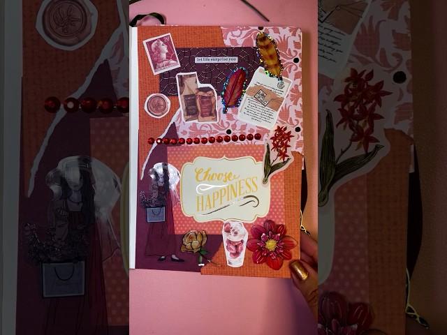 Junk Journal With Me  Pink Pixie Diary #junkjournal #journaling #shorts