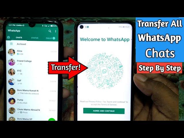 How to Transfer WhatsApp Chats From Old Phone to New Phone in 2024