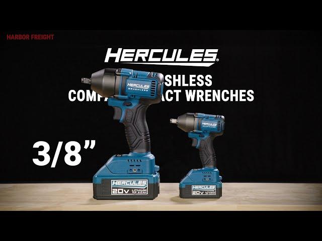 Hercules 20v Brushless Compact Impact Wrenches | Harbor Freight