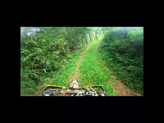 Solo Dirt Bike Ride on a Barren Road