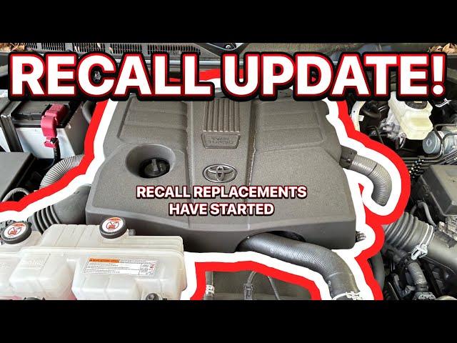 2022/2023 TOYOTA TUNDRA ENGINE RECALL UPDATE!