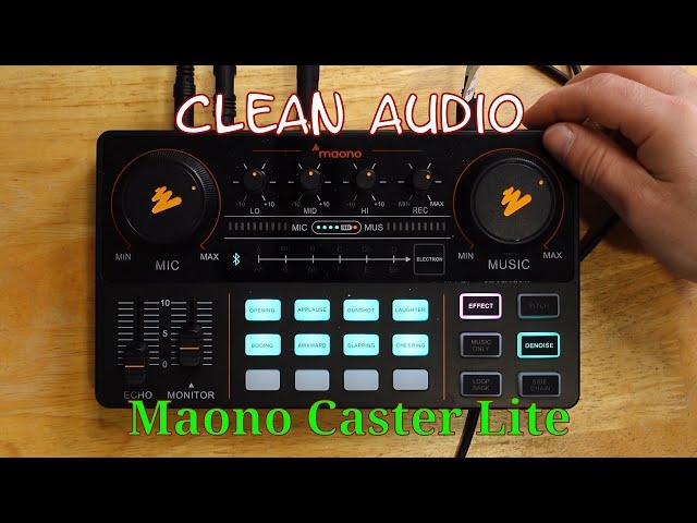 Maono Caster Lite, Technique to Achieve Clean Audio AU-AM200