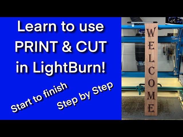 Using Print & Cut for Large Sign Engraving, (it’s fast and easy)