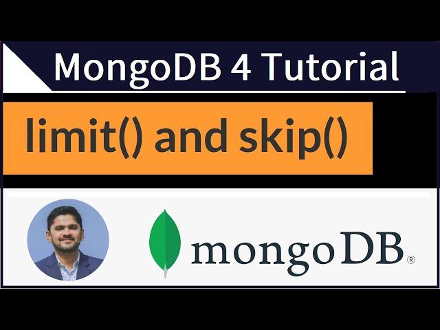 MongoDB LIMIT() with SKIP() in a single query | MongoDB Tutorial for Beginners