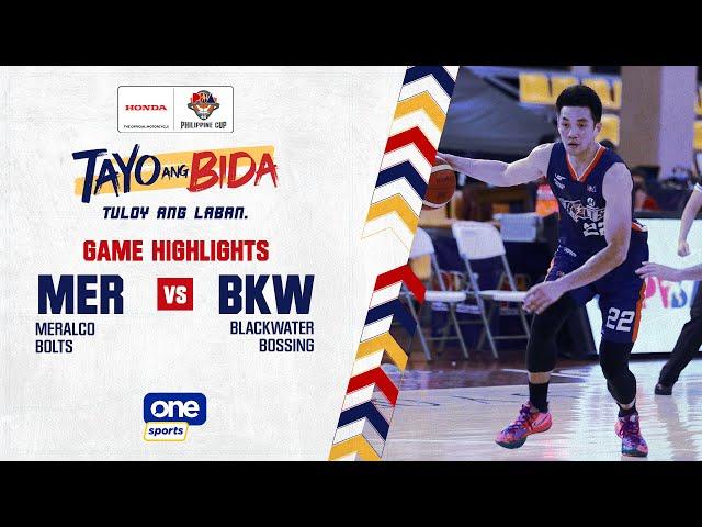 Meralco vs Blackwater highlights | 2021 PBA Philippine Cup - Sept 18, 2021