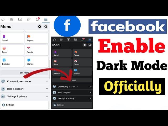 How to Enable Dark Mode in Facebook Account in 2022. How to get Dark mode in Facebook Officially.