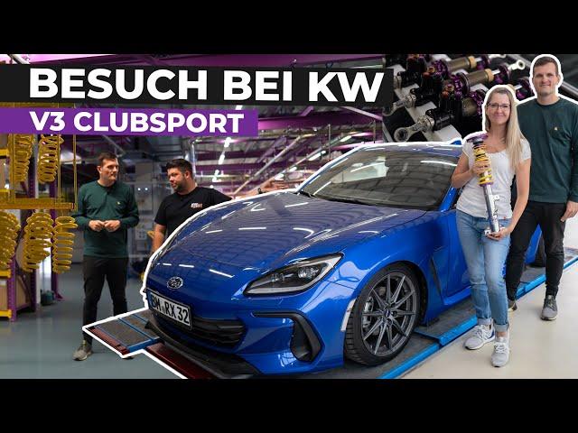 Mit dem BRZ bei KW & BBS - So werden unsere Fahrwerke produziert! - KW V3 Clubsport GR86 / BRZ