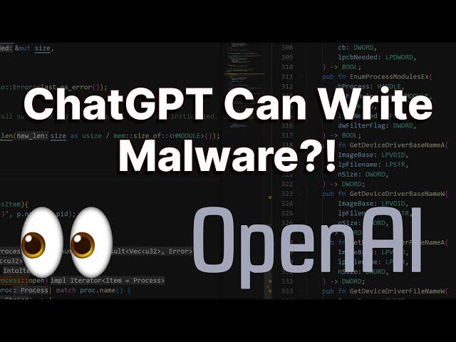 Getting ChatGPT AI to Write Malware?