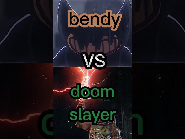 bendy vs doom slayer #bendy #doom #1v1