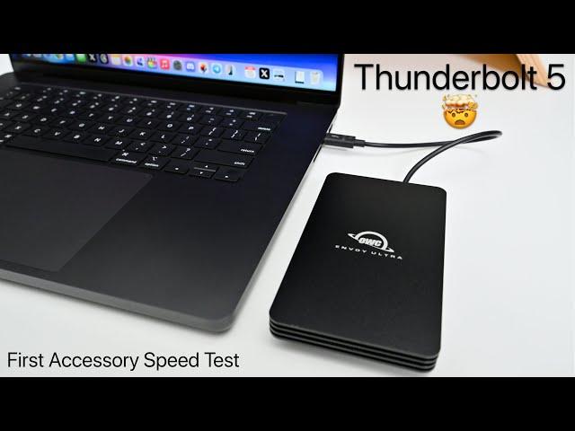 Thunderbolt 5 is  - First Test on the M4 Max MacBook Pro