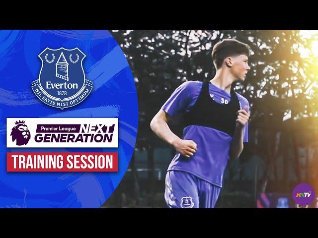 Everton U-21s Training Session in Mumbai ahead of PL Next Gen Cup 2023