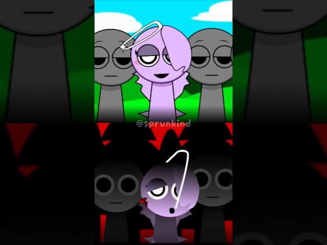 Sprunki OC Real - Phase 1 x Phase 2 (whats ur fav?)  #sprunki #oc #shorts #incredibox #7