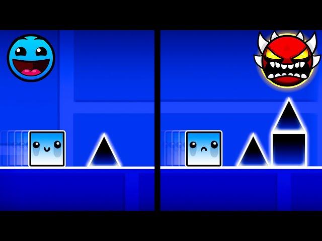 Geometry Dash, но все уровни УСЛОЖНИЛИСЬ