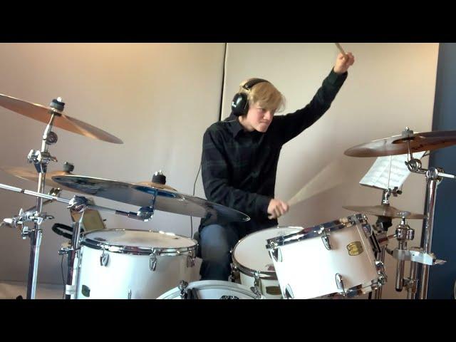 Stevie Wonder - Sir Duke (Drum cover by 14 year old)