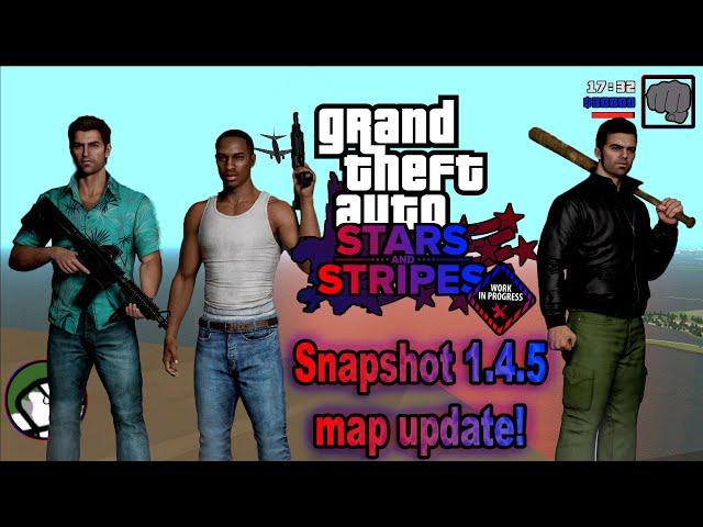 GTA San Andreas Stars & Stripes 1.4.5 new map update