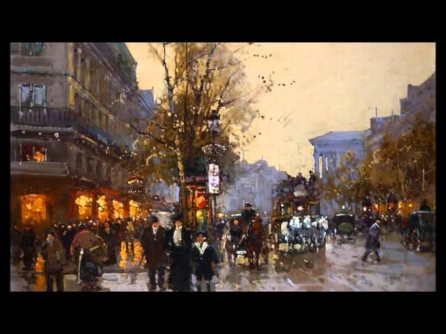 Erik Satie ~ Once Upon A Time In Paris (Artwork by Edouard Leon Cortes)