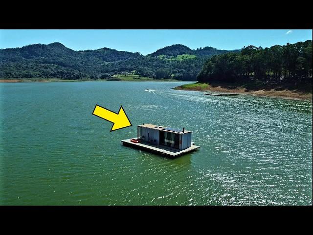 Man Inherits Floating House In Middle Of Lake, Then Takes A Look Inside