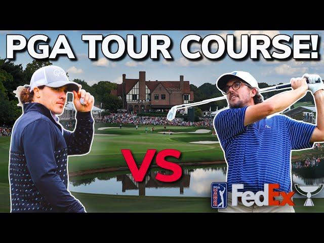 Two PROS Take On TOUR CHAMPIONSHIP COURSE!! East Lake Golf Club