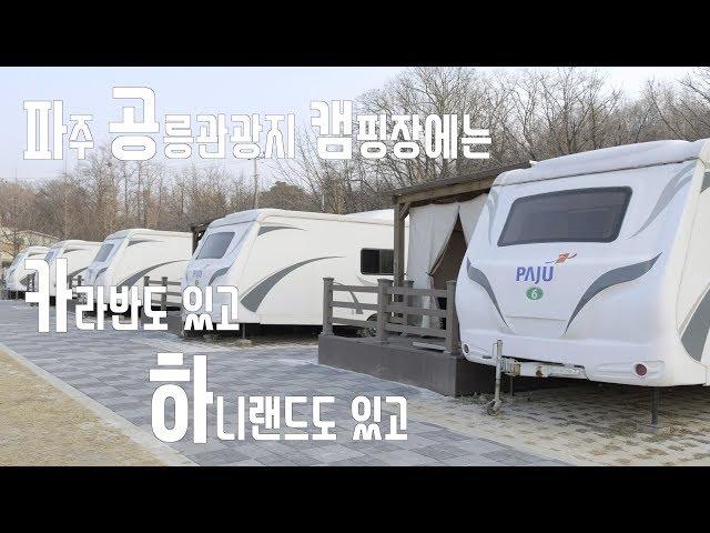 카라반 캠핑 파주 공릉관광지 캠핑장 리뷰 feat. 하니랜드