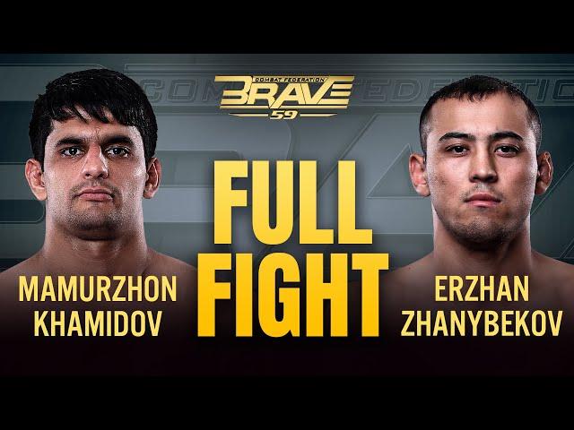 Mamurjon Khamidov Vs Erjan Janybekov | FULL FIGHT | BRAVE CF 59