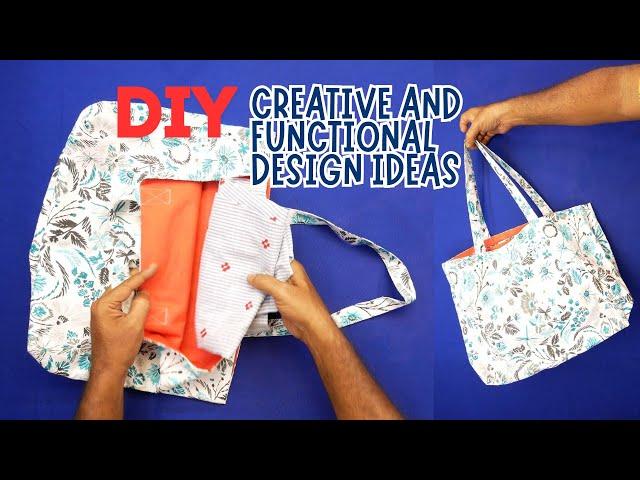 How to Make a Tote Bag with Three Compartments  Creative and Functional Design Ideas