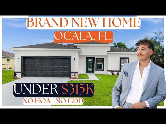 BRAND NEW HOME UNDER $315K, NO HOA, NO CDD | OCALA, FLORIDA HOME TOUR