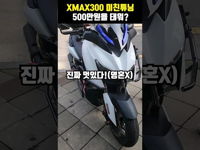 XMAX300에 500만원 풀튜닝! 그돈이면 티맥스를 사지.....