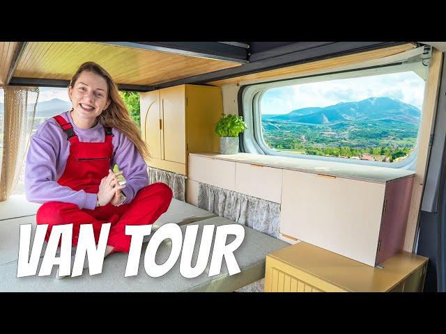 DIY VAN TOUR | Tiny Van - Massive Storage