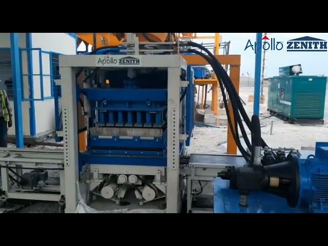 Maldives ZN400 automatic paver block making machine