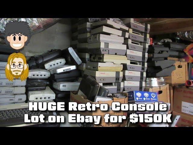 HUGE Retro Game Console Lot on Ebay for $150K - #CUPodcast