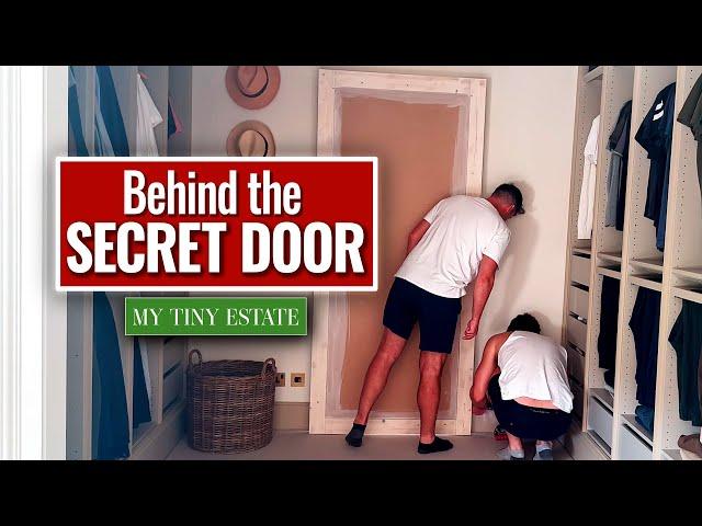 Secret Doors & Dazzling Floors – Our Bed & Bath Design | My Tiny Estate
