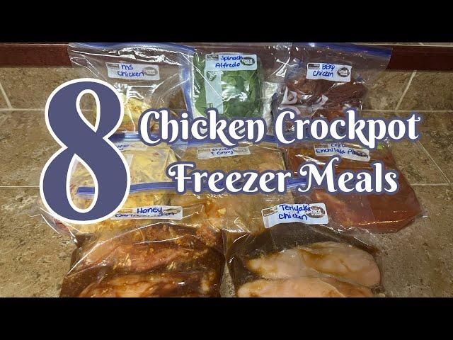 Easy Chicken Freezer Meal Prep: Crockpot Dinners for Busy Days!