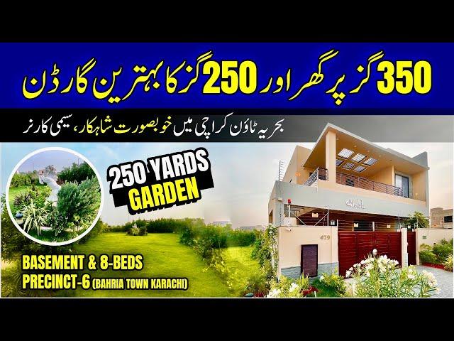 350 Sq Yards Villa Bahria Town Karachi (Big Garden) | Bahria Town Karachi Precinct 6 House For Sale