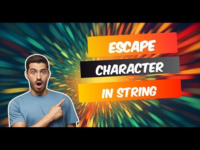 Escape Characters in Python | New Line | Backspace | Everything You Need to Know(Python Tutorial 15)