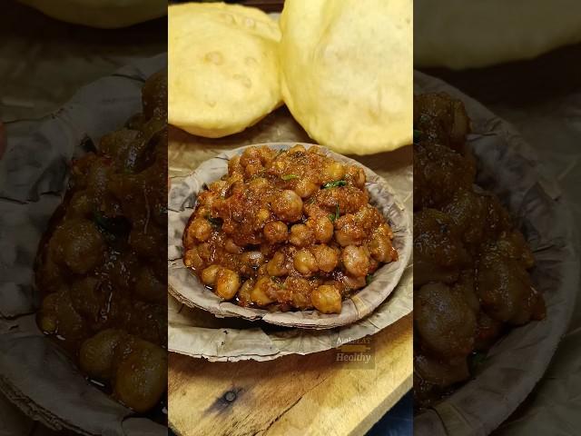 Homemade Chole Bhature #makeeathealthy #shorts