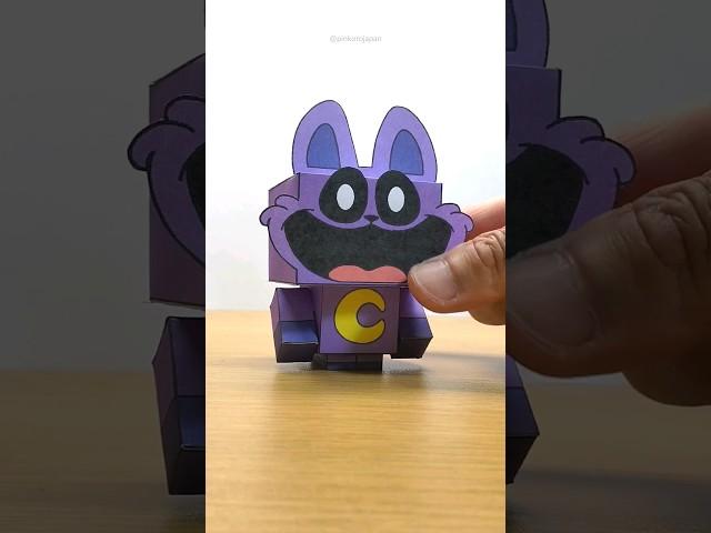 3D Shapes CatNap（Smiling Critters）Paper Craft Idea #diycrafts #satisfying #art #shorts