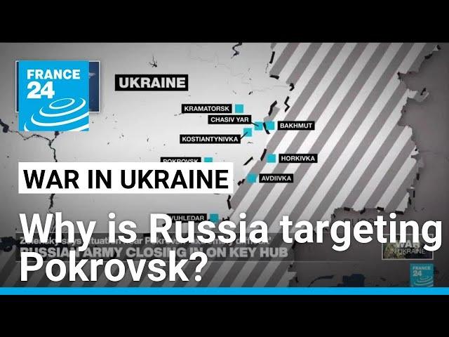 Russia using ‘meat-grinding’ military tactics in Pokrovsk • FRANCE 24 English