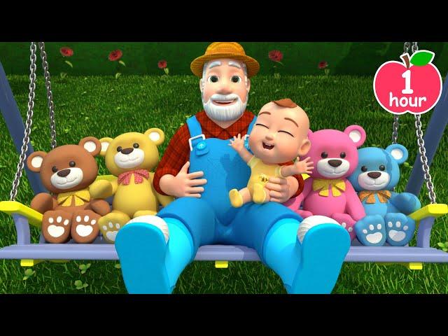 Teddy Plays on the Swing Song + More Lalafun Nursery Rhymes & Baby Songs