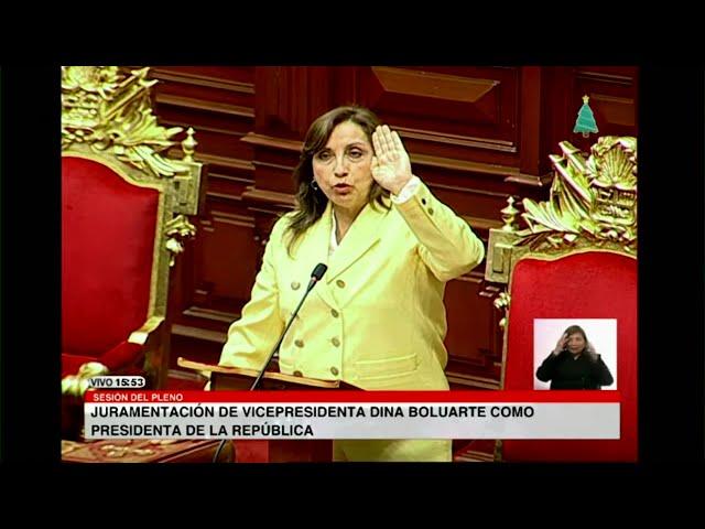 Peru's Dina Boluarte Is Sworn in as President