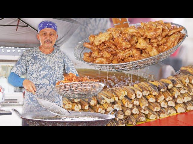 Pisang Goreng Letak BIJAN, Orang Beratur Panjang | Pisang Goreng Stall Sedap