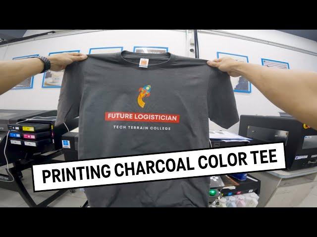 Printing Charcoal Color Tee | Brother GTX Pro Bulk [POV]