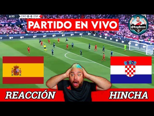 MAQUINA ROJA ESPAÑA 3-0 CROACIA  EN VIVO A EUROCOPA  2024Reaccion Hincha